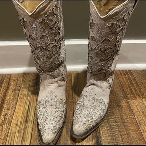 Womens Coral Cowboy Boot